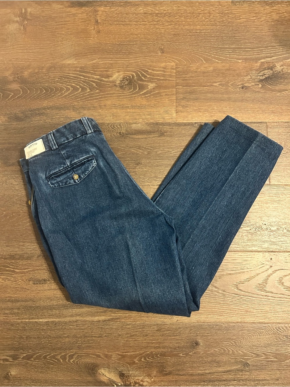 NWT Orvis Men's Jeans in Dark Blue Denim